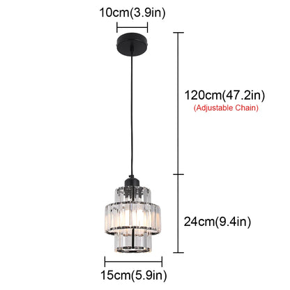 Modern Pendant Lights Luxury Led Crystal Ceiling Lamp Nordic Design Chandelier Bedroom Dining Room Table Kitchen Island Decor