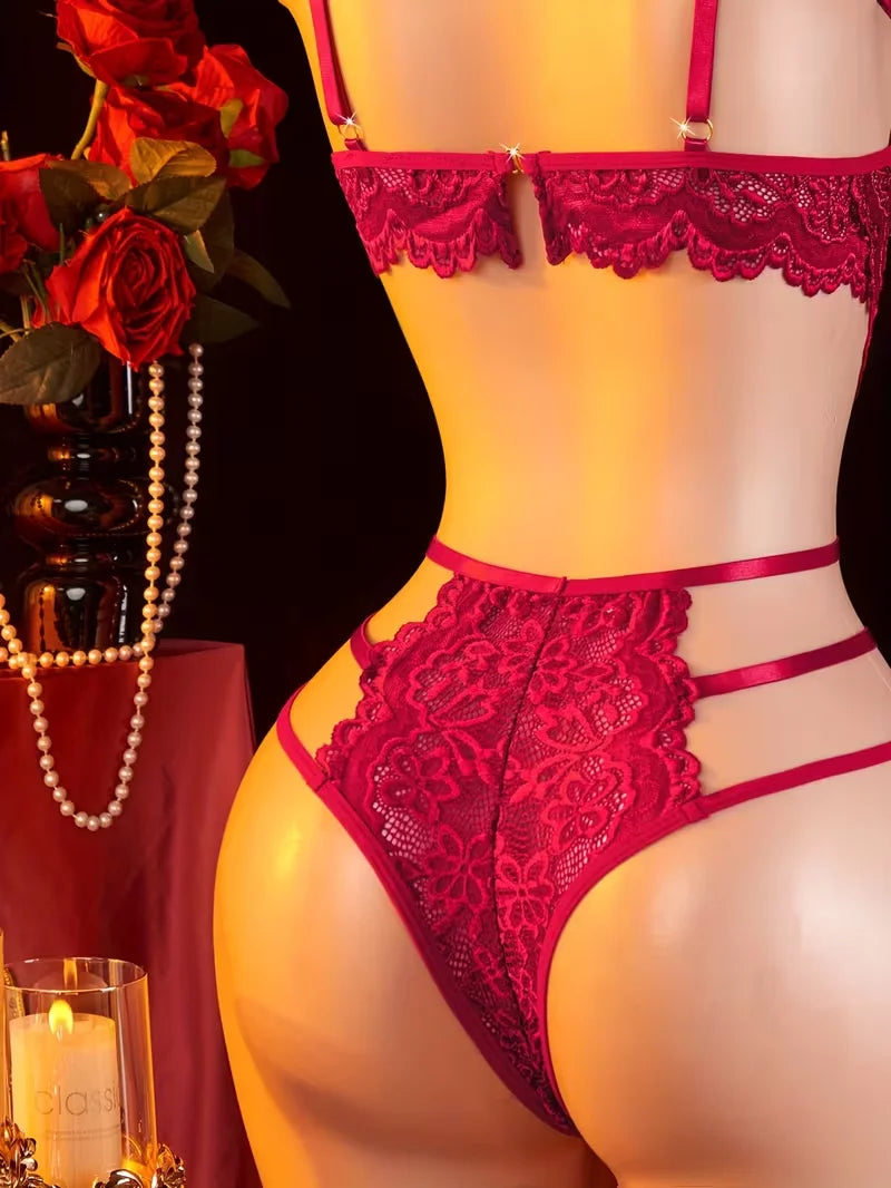 Sexy Lingerie Bodysuit Summer New Style Womens Underwear Sheer Temptation Lace Pure Desire Romantic Exclusively For Date Nights