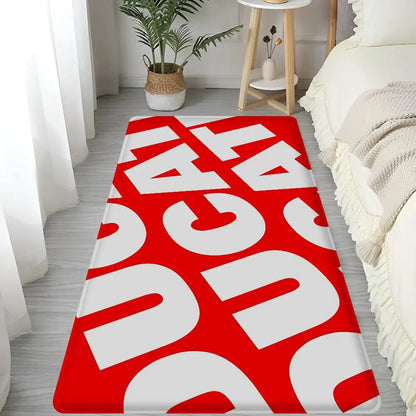 Motorcycle Racing D-Ducaties Floor Mat Rectangle Anti-slip Home Soft Badmat Front Door Indoor Outdoor Mat Welcome Doormat