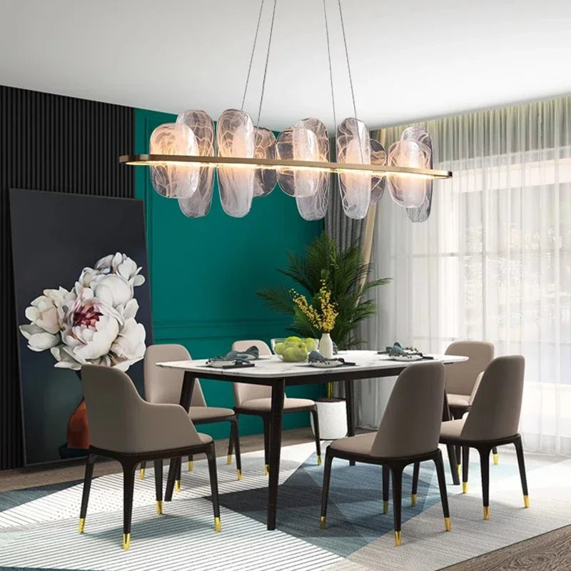 Nordic Style Simple LED Pendant Lights for Living Dining Room Kitchen Food Tables Chandelier Home Decor Hanging Light Fixture