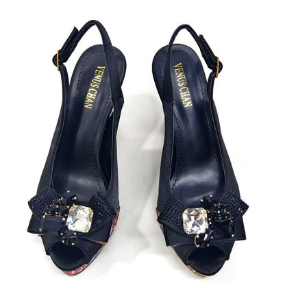 African Fashion Evening Shoes and Bag Italian Design Women's Shoes New Style High Heels Comfortable Women's Shoes and Bags