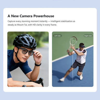 2026 New Smart AI Glasses 800W Shooting Camera HD Photo Video Voice Call Translation Waterproof Bluetooth AI Motorcycle Glasses