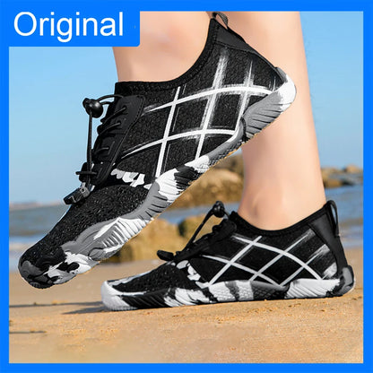 Couple Sandals Quick Dry Beach Barefoot Water Shoes Summer Outdoor Multi-Functional Boating Surfing Five-finger Wading Sneakers