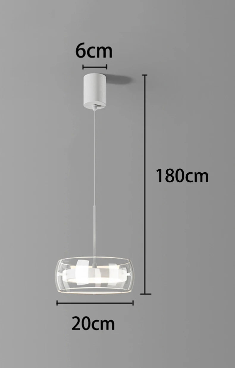 Modern home decor led lights pendant light lamps forstaircase Chandeliers for living room hanging light indoor lighting