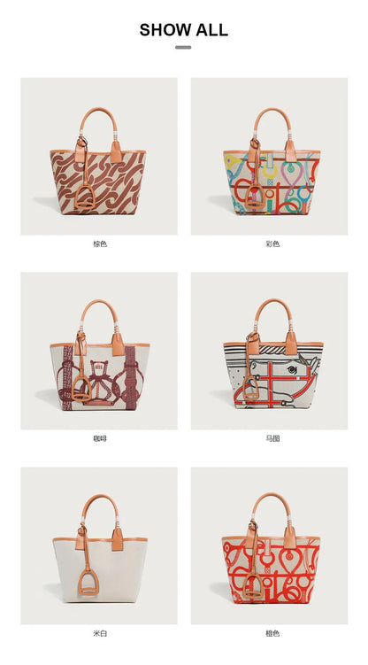 New Fashion Women's Tote Bag Trend Brand Versatile Shoulder Bag High Quality Temperament Crossbody Bag Designer Luxury Handbag