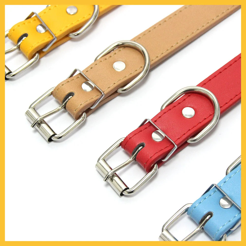 (Free Bling Rhinestone Letter)Custom Pet Cat Dog Collar Leather Puppy Collars For Small Medium Dogs Target Personalized Id Name