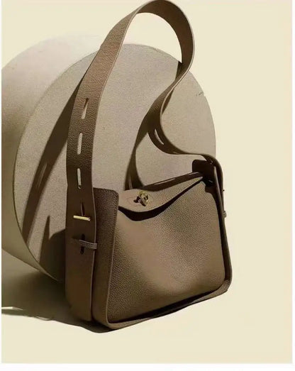 New Genuine Leather Luxury Designer Women Shoulder Crossbody Underarm Bags Cowhide Ladies Large Capacity Tote Bag Fashion Purse
