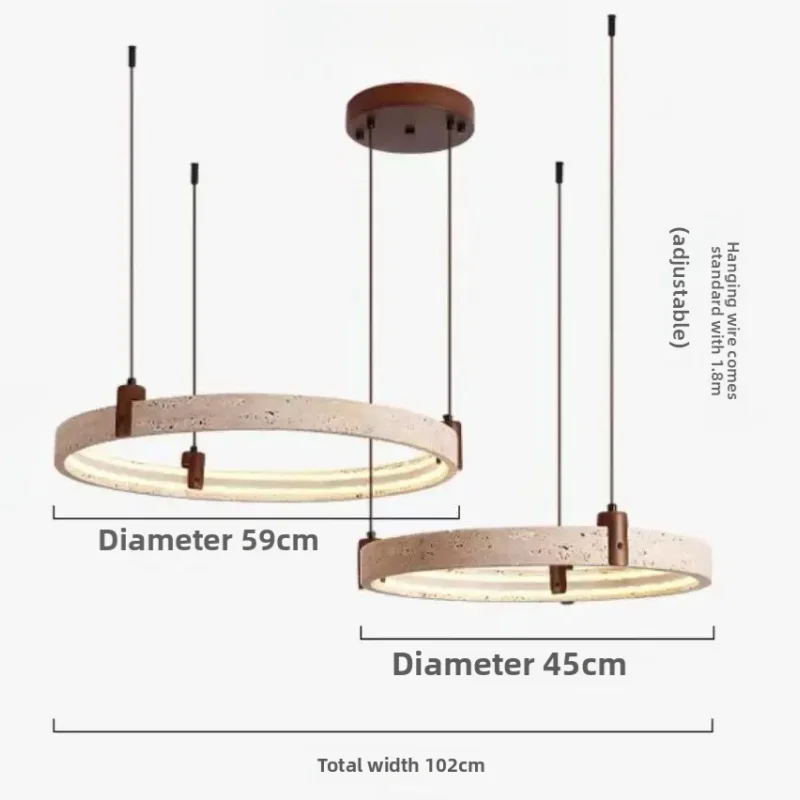 Artistic High-End Natural White Stone Dimming Function Wood Decoration Dining Room Living Room Exhibition Hall LED Modern