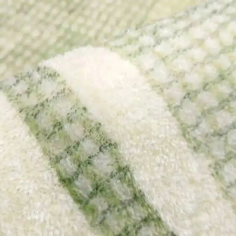 Fresh Style Green Carpet Green Moss Thicken Plush Rugs for Bedroom Bedside Irregular Non-slip Dirty Resistant Carpet Home Decor