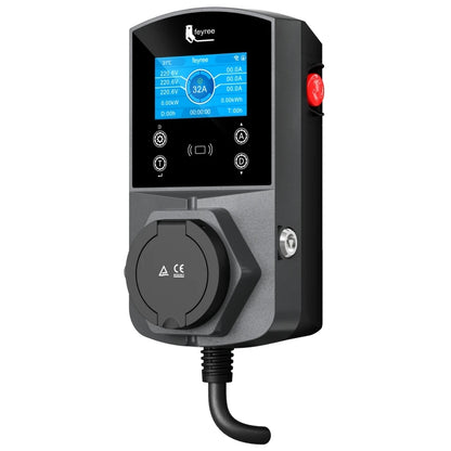 Feyree Type2 EV Charger Socket Version 22KW Smart Electric Car Charger for TS-NACS Type1 GB/T Plug EVSE Wallbox WIFI APP Control