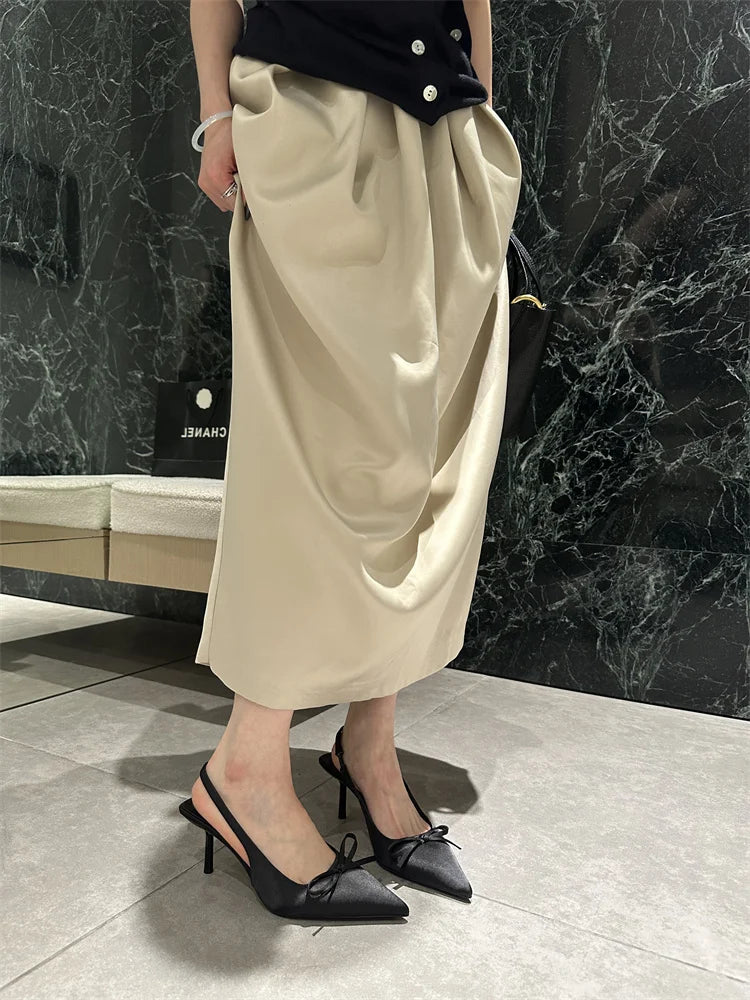 Designer Luxury Summer Women Sandals Fashion Pointed Toe Butterfly-knot Shoes Ladies Elegant High Heels Party Club Sandalias