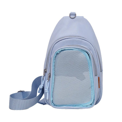 Kawaii Japanese Itabag Girls Soft Nylon Backpack Crossbody Bags 10CM Doll Women With Display Plate Cross Body Sling Pouch 2025