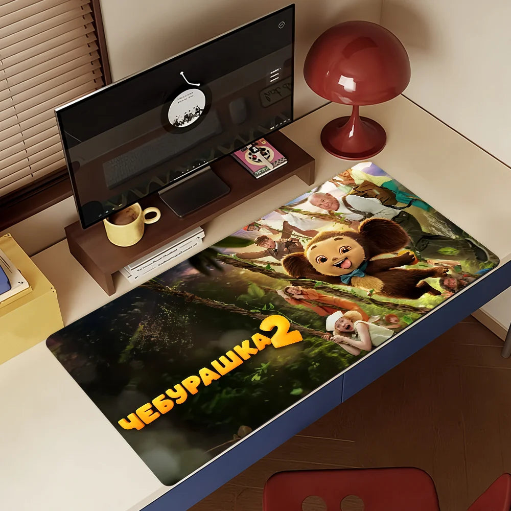 2026 Movie Cheburashka 2 Mouse Pad Non-slip Rubber Computer Mat Gamer Balance Decoracion Deskmat Laptop Office Large