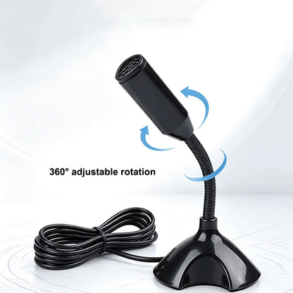 USB Gaming Microphone for PC Condenser Podcast Mic with Headphone Jack LED Noise Cancellation Studio Recording Mic