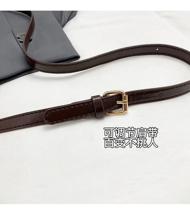 New Matte Suede Women's Shoulder Bag For Gift, Ladies Fashion Handbags Crossbody Bags For Daily Used