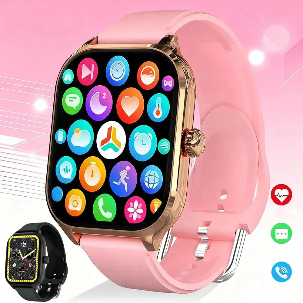 Sports Smartwatch For Women and Men HD Screen Phone Call Music Message Preview Weather Smart Watches Compatible with Android iOS