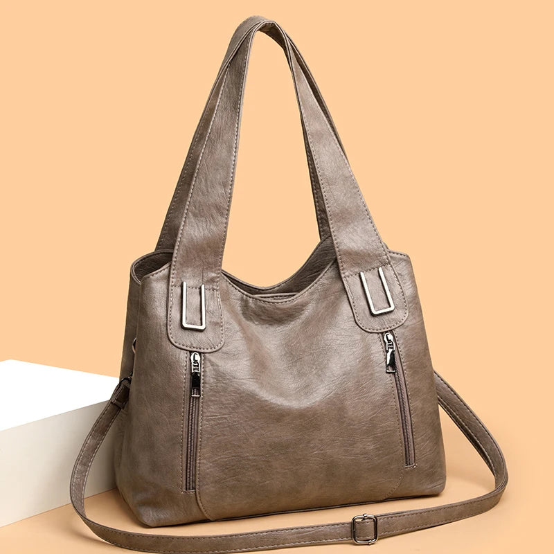 Women's Crossbody Bag PU Leather Shoulder Purse Fashion Handbags Tote Bags for Ladies with Long Adjustable Strap, Gift Idea 2025
