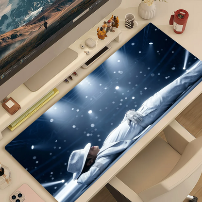 Singer Pop Mouse M-Michael Pad Non-slip Lockedge Jackson Office King Student Gaming of Thickened Large Writing Cushion MousePad