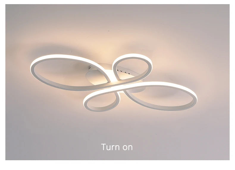 Simple Led Ceiling Light Creative Living Room Bedroom Study Dining Room Ceiling Lamp Nordic Modern Home Indoor Lighting Fixtures