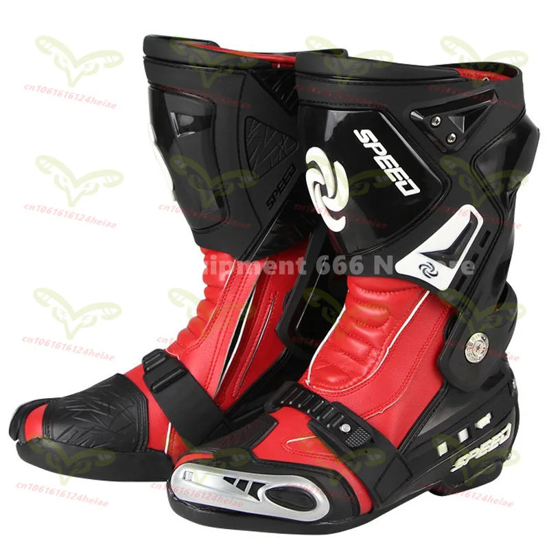 Riding Tribe B1001 Motorcycle Boots Professional Rally Racing Boots Motorbike Rider Biker Shoes Botas Motocross Protective Gear