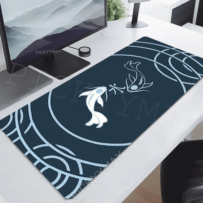 Mouse Pads Chinese Style Art Table Mats Computer Mousepad Company Big Desk Pad 120x55cm Large Gamer Mousepads Mouse Mat