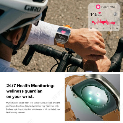 New Curved Screen Women's Smart Watch 2.01'' AMOLED HD Touch Screen Bluetooth5.3 Voice Call Men's Fitness Smart Watch Woman Hw12