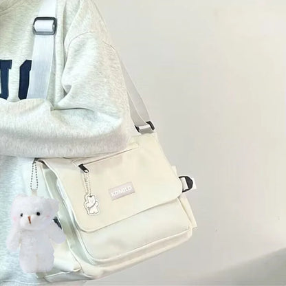 Top Quality Oxford Diagonal Cross Bag Youth Fashion Casual Version Ladies Canvas Shoulder Bag Solid Color Women Messenger Bags