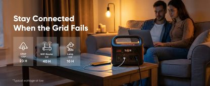Jackery Portable Power Station Explorer 300New with 5M Extension Cord, Solar Generator for Outdoors Camping,Travel