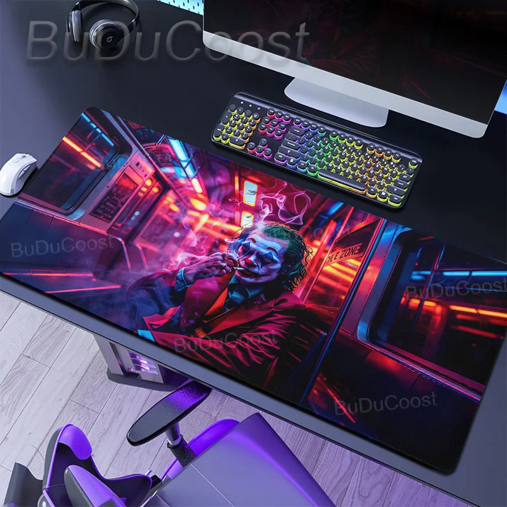 J-Jokers Popular Movies Mousepad HD Printing Computer Gamers Locking Edge Non-slip Mouse Pad XXL Non-Slip Keyboard PC Desk Pad