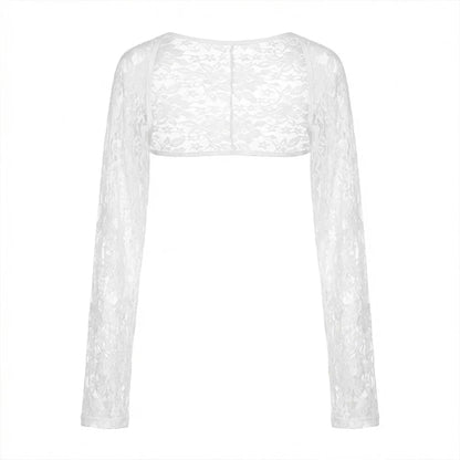 Fashion Lace Mesh Women Sunshade Sleeves Hollow Out Long Sleeve UV Protection Sleeves Ice Silk Thin One Shoulder Sleeves Cycling