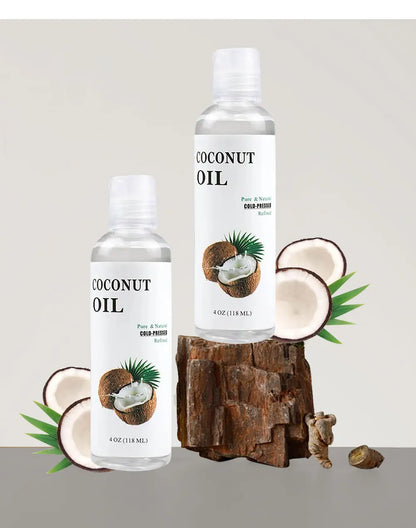 Liquid Coconut Oil 16 oz Pure Natural Organic Fractionated Carrier Oil for Skin Hair Care Massage Aromatherapy Moisturizing