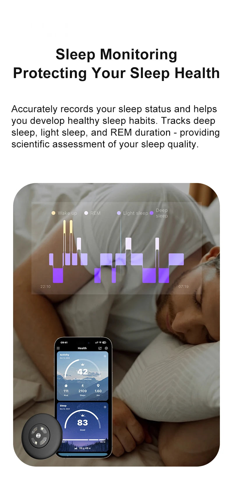 Watch AI Health Patch, Turn Any Watch Into A Smart Watch, Smart AI Health Detection Device for Regular Watches, Multi Functions