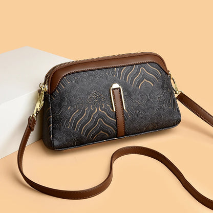 Luxury Designer Women's Shoulder Bag Fashion Print Purse Ladies High Quality Leather Crossbody Bag Messenger Commuter Sac A Main