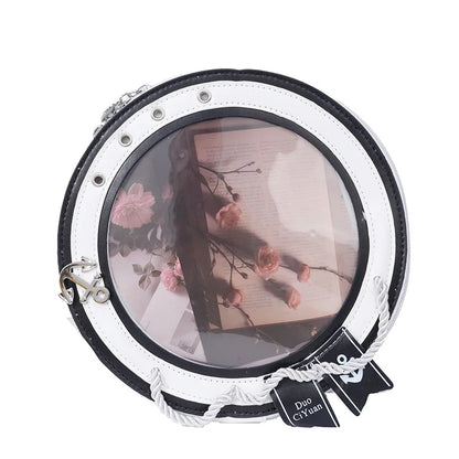 2026 New Sweet Y2k Aesthetic Shoulder Bags Women Kawaii Fashion Casual Backpacks Trendy transparent Travel Crossbody Ita Bags