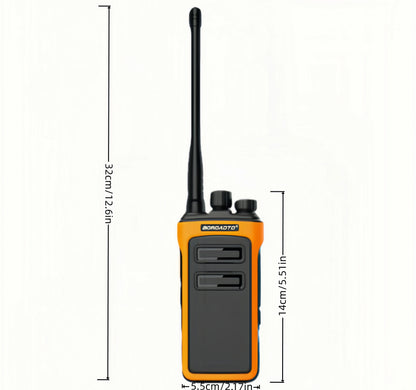 High Power UHF Walkie Talkie 400-470MHz Long Range Two Way Radio Rechargeable with VOX for Outdoor Camping Hiking Hunting
