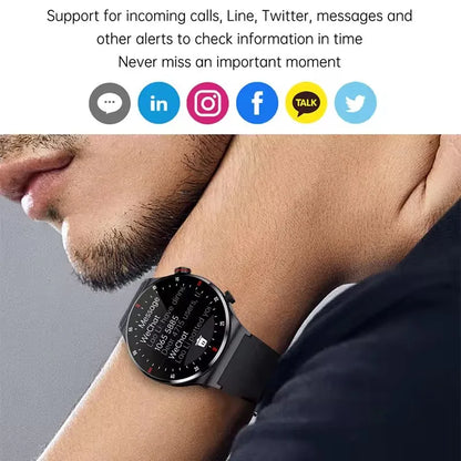2025 NFC Bluetooth Call Smart Watch Men Full Screen GPS Sports Bracelet Waterproof ECG Health Monitor SmartWatch for IOS Android