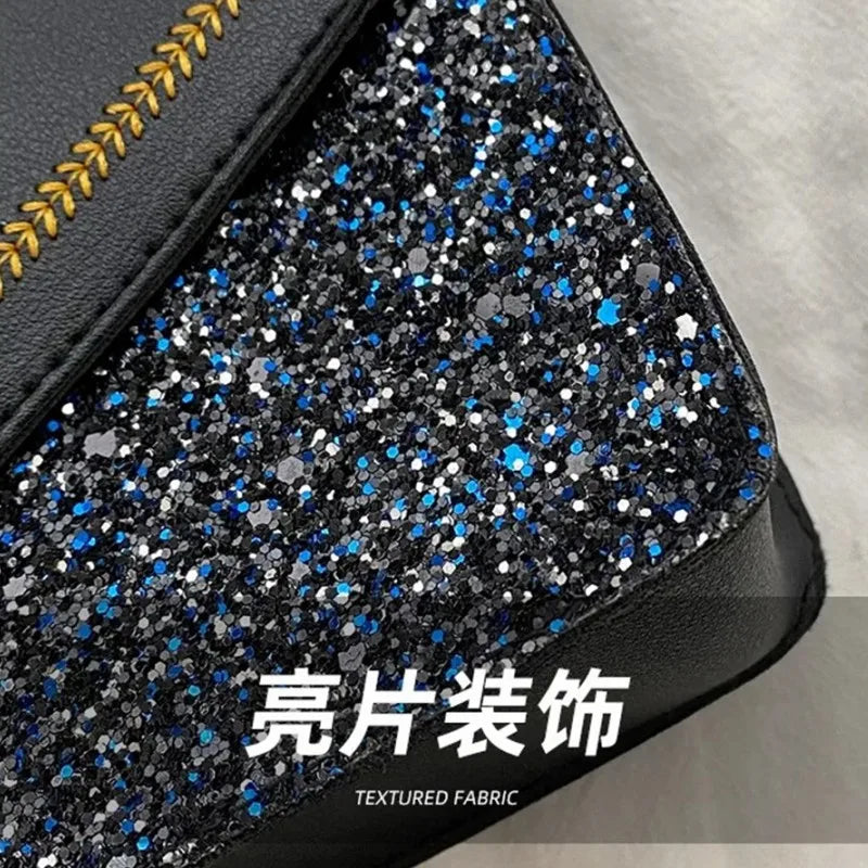 Fashion Women Shoulder Bag Deer Head Decoration Messenger Bags PU Leather Button Underarm Luxury Chain Lady Small Square Handbag
