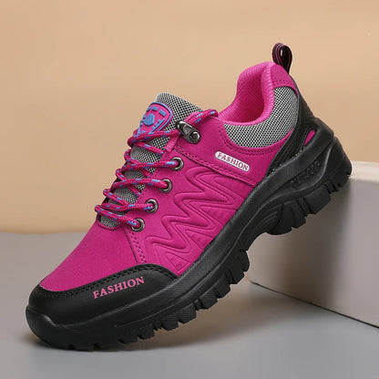 Outdoor Hiking Shoes for Women Anti Slip Comfortable Lightweight Luxury Brand Waterproof Platform Trekking New Women's Sneakers