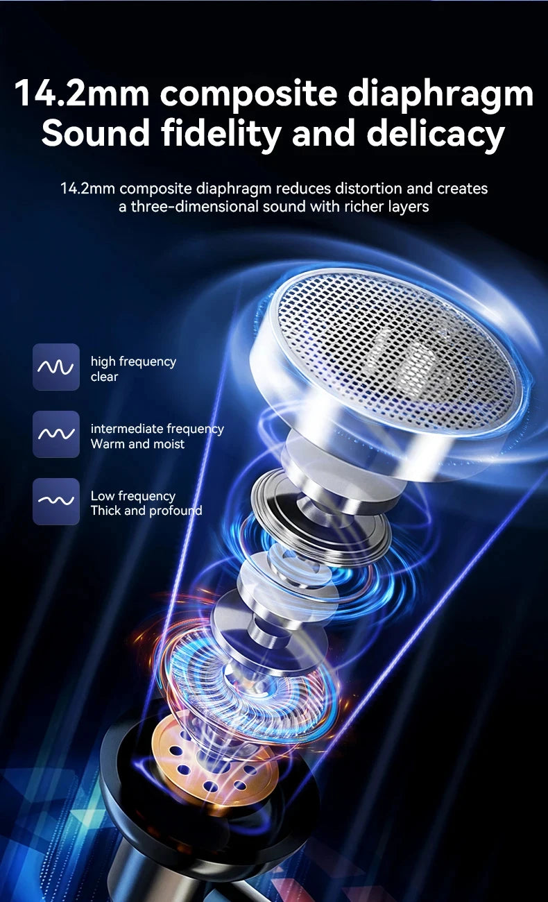 Neckband Wireless Earphone HX801 Bluetooth Earbuds Noise Cancelling Waterproof Headset In Ear Headphones for Xiaomi