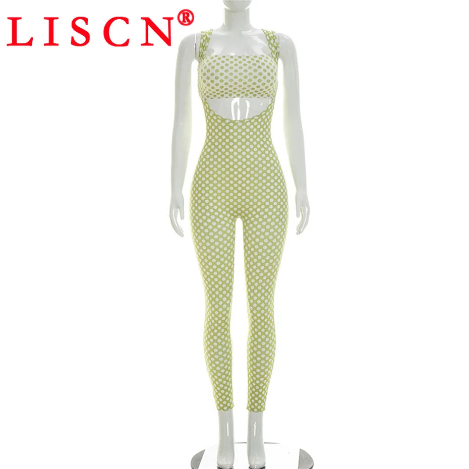 10 Wholesale Rompers Women Sleeveless Halter Lace Up Backless Jumpsuits Sexy Foot-pressing Y2k Fashion Clothing K17113
