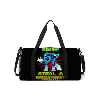Classic Popular Funny Novelty 67 six seven 3D Printed Travel Bags Barrel Shape Crossbody Bag Outdoor Sports Bags Gym Yoga Bag