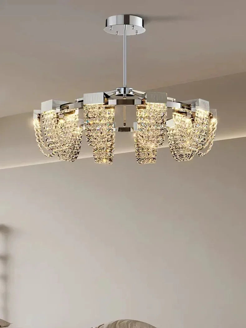 2025 New Home DecorationPendant Lights Luxury Crystal Living Room Chandelier Bedroom Pendant Lamp Ceiling Light  Indoor Lighting