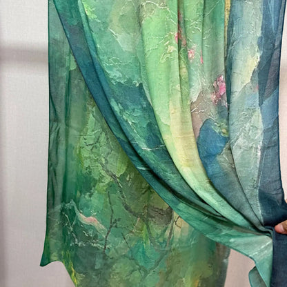 New Double-sided Print Modal Hijab Scarf Watercolor Leopard Prairie Hide Print Hijabs for Women Muslim Fashion Turbans for Women