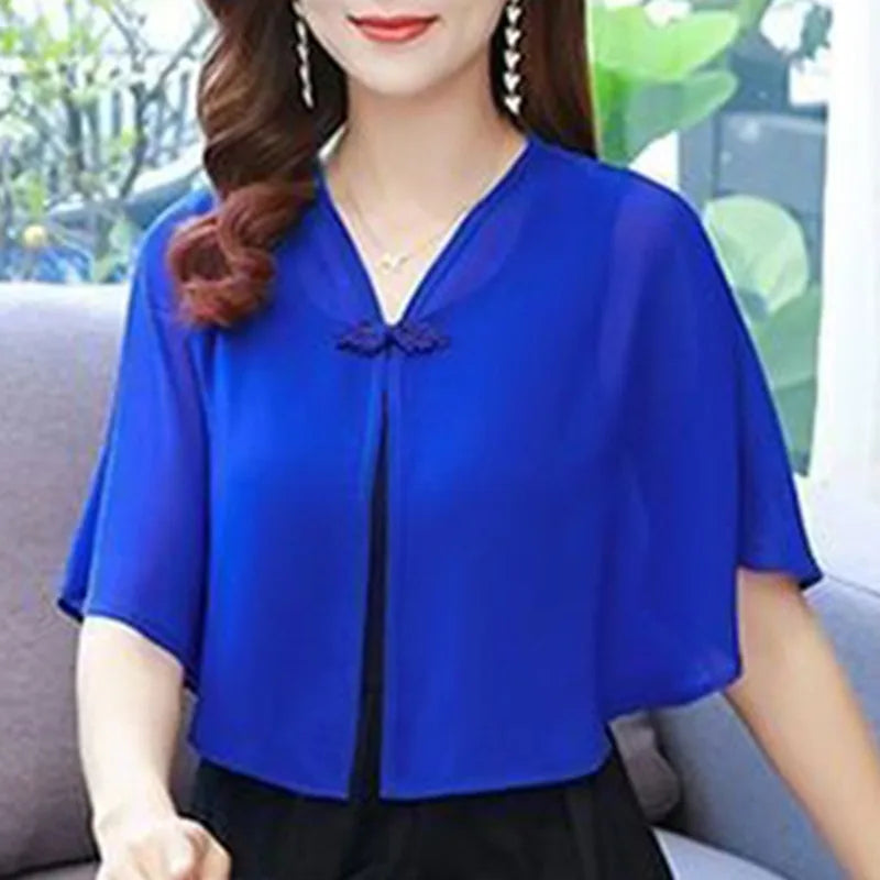Summer Women's Sun Protection Clothing Super Thin Small Coat New Chiffon Shawl Tops Breathable Sunscreen Cardigan Chiffon Shawls