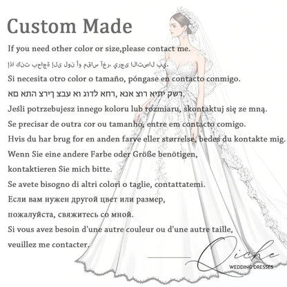 QICHE Modern High/Low Satin A-Line Wedding Dresses Women Strapless Open Back Pleat Flower Sleeveless Bridal Gowns Customized