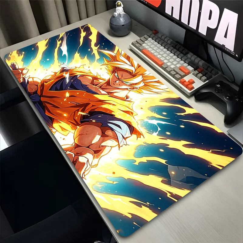 Popular DBZ Mouse Pad PC Computer Gaming Accessories Japanese anime Carpet Dragon Ball Large Mousepads Gamer Keyboard Desk Mat