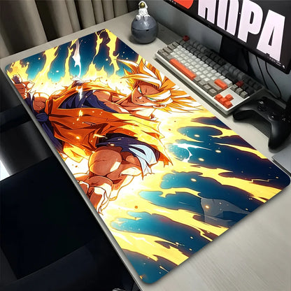 Popular DBZ Mouse Pad PC Computer Gaming Accessories Japanese anime Carpet Dragon Ball Large Mousepads Gamer Keyboard Desk Mat