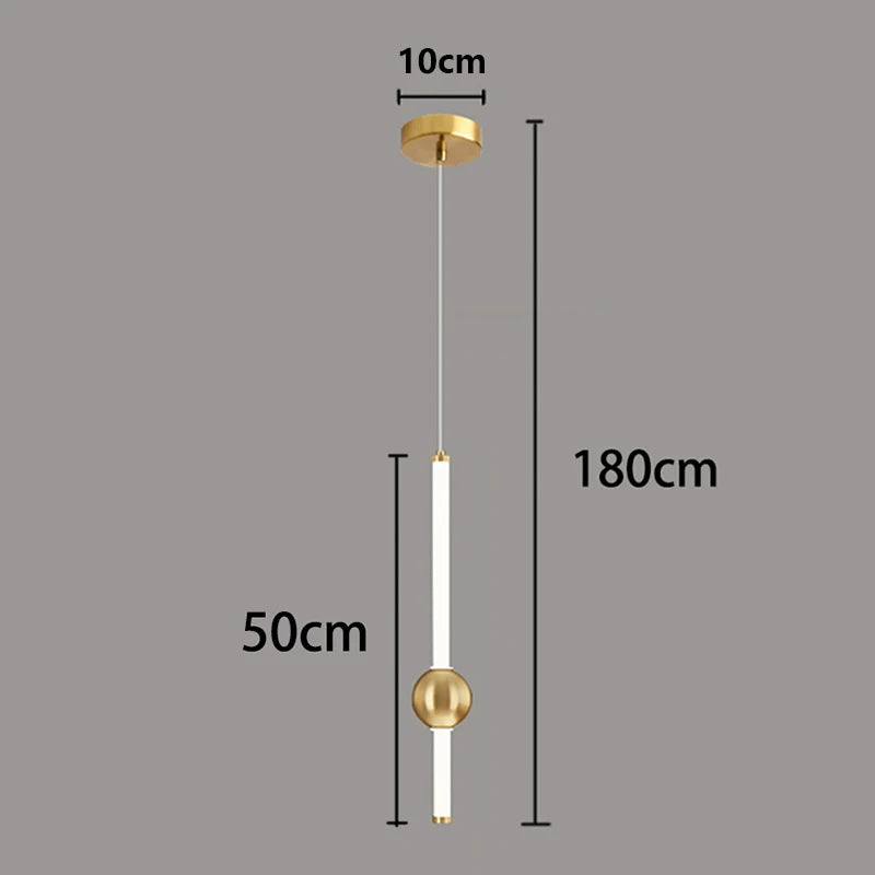 1pc Modern Home Decor LED Lights Bedroom Lamp Bedside Pendant Light Lamps LED Chandeliers Hanging Light Indoor Lighting