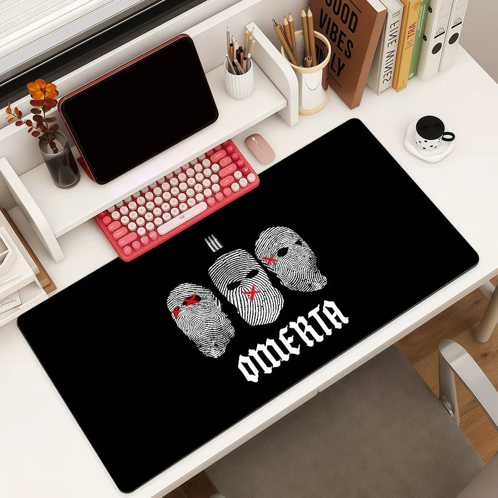Singer O-OmertaS 47 Mouse Pad Square Office Gaming Desk Mat Waterproof Non-Slip Rubber Decorative