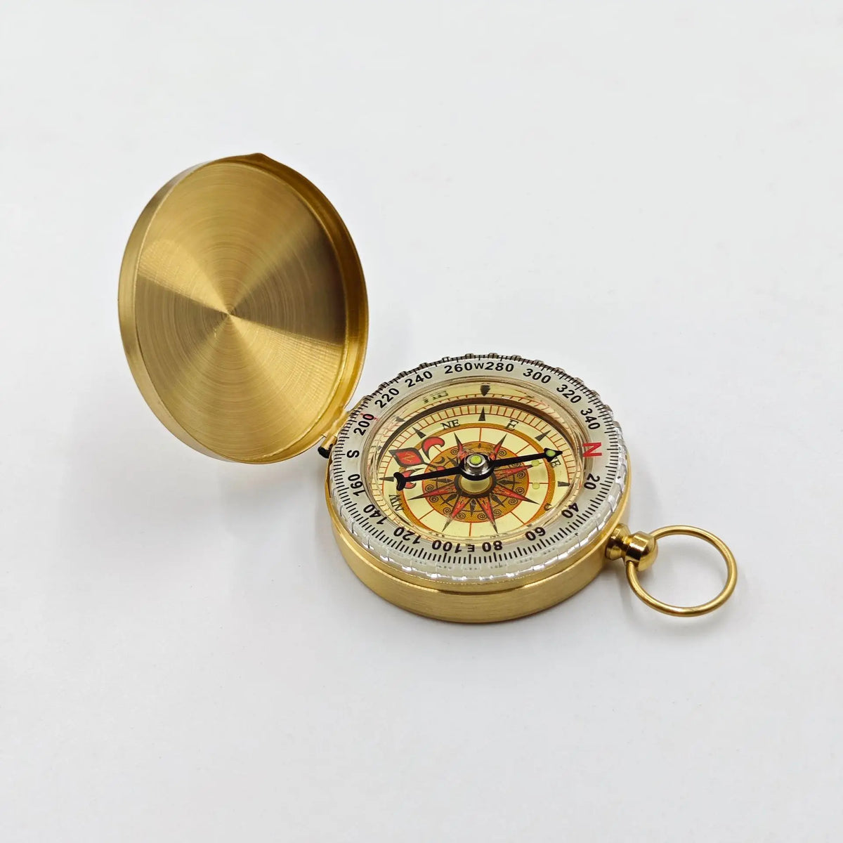 Glow-in-the-Dark Metal Pocket Compass | Camping Survival & Hiking Navigation |  Hiking Compass